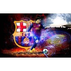 FCB10 Vafa fotbal Lionel Messi 30x20cm